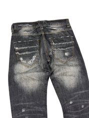Vintage Washed Straight Jeans (XS)
