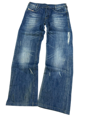 Washed Baggy Jeans (S)