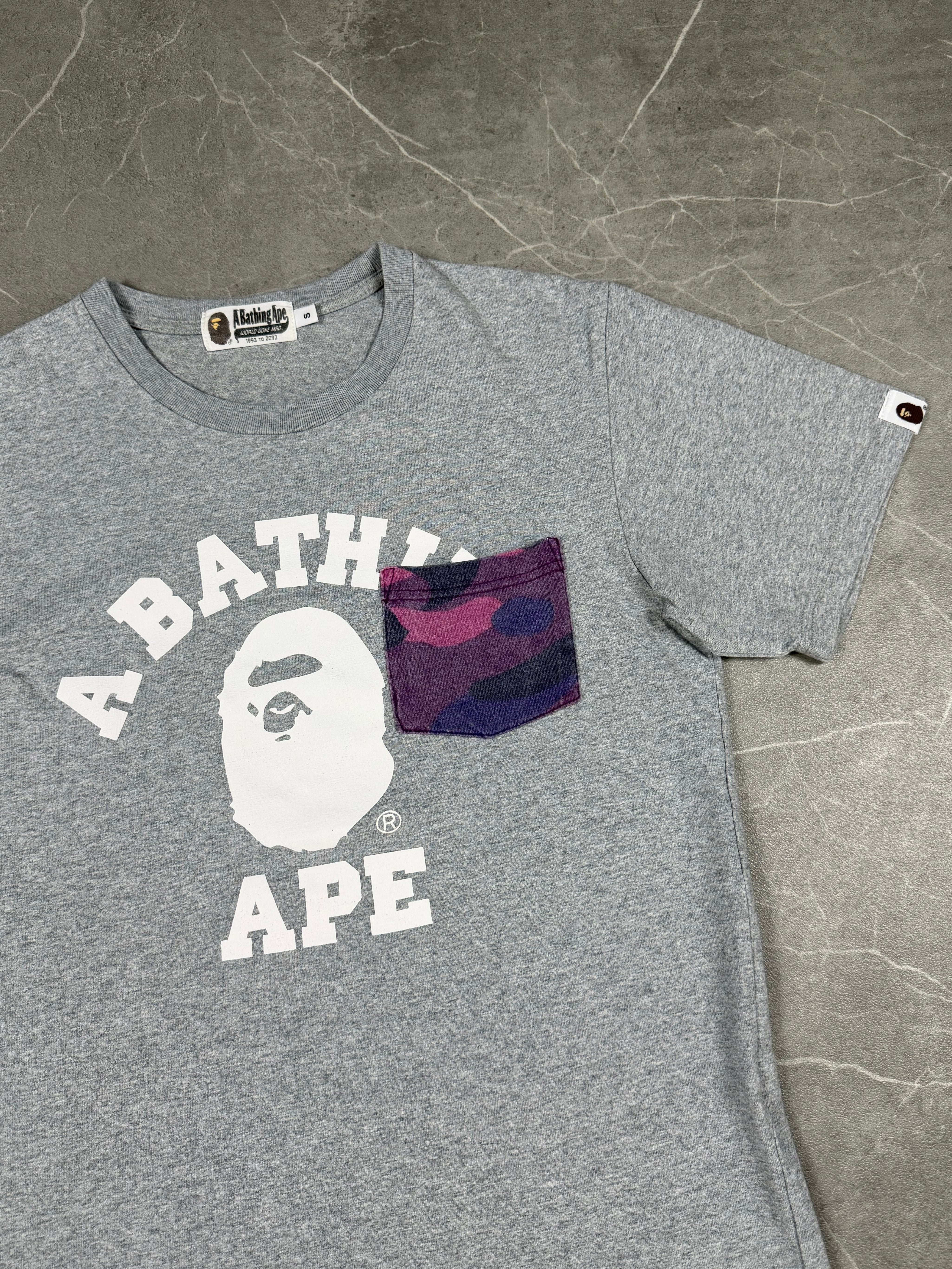Bape camo College Pocket Slim-Tee (S)