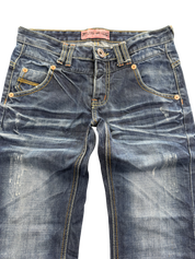 Washed Bootcut Jeans (XXS)