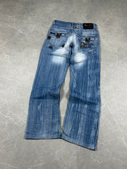 Armani vintage Big Logo washed Bootcut Jeans (XS)