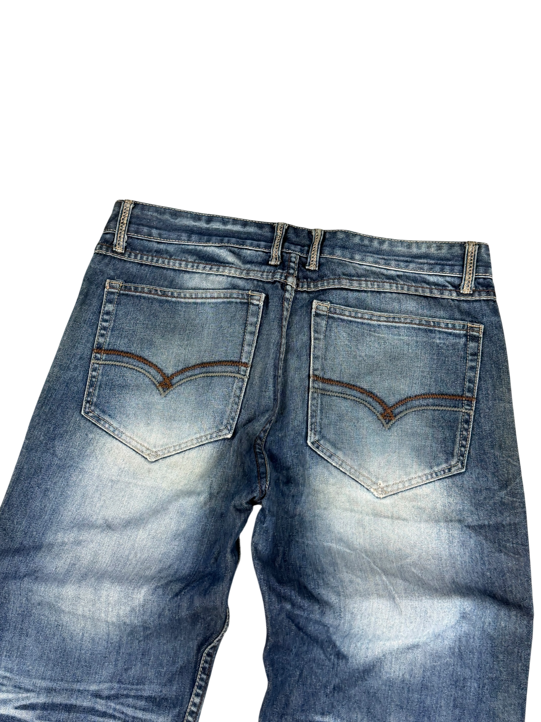 Ultra Washed Straight Jeans (M)