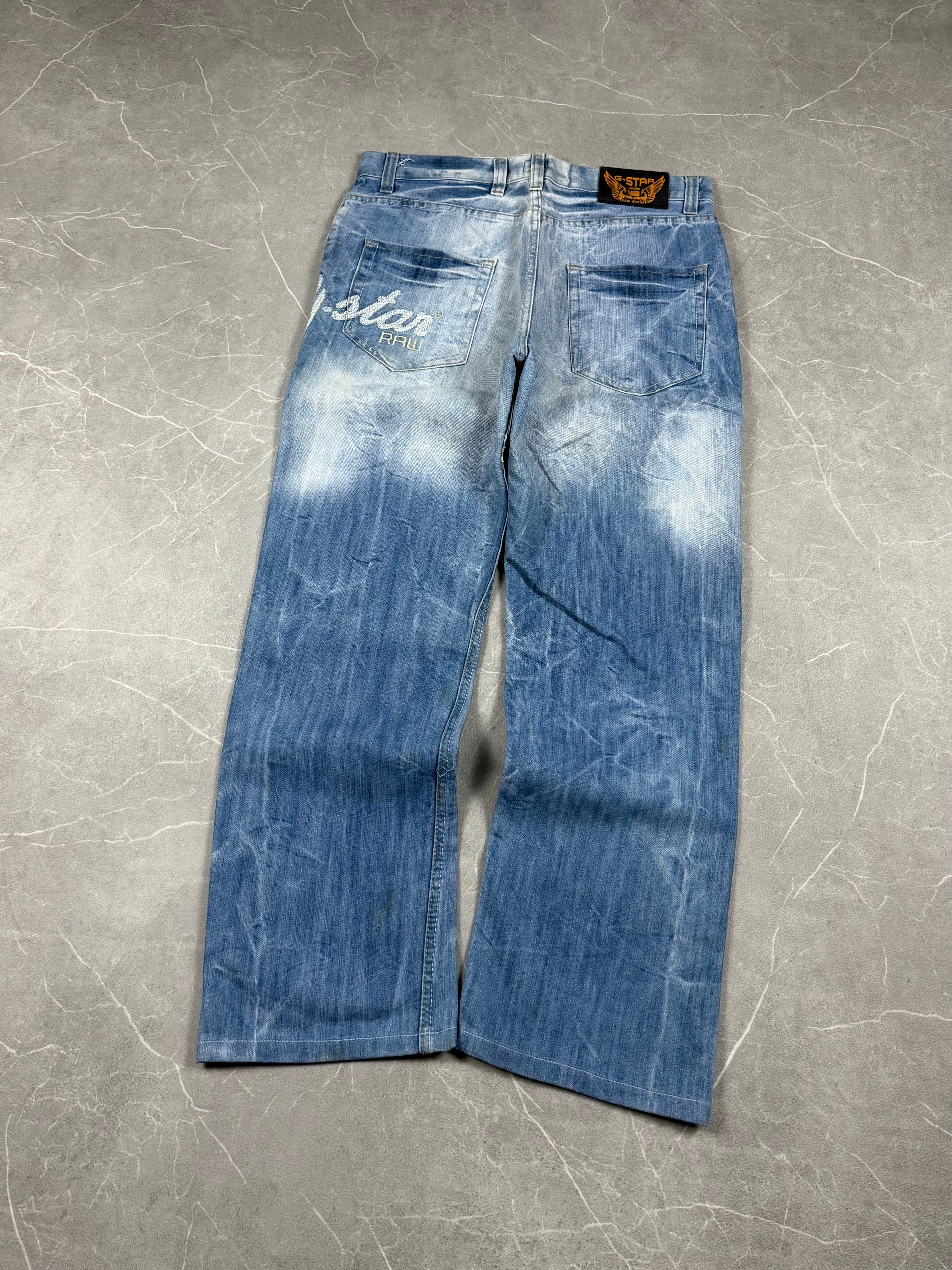 Gstar Logo washed Baggy Jeans (S-M)
