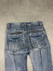 Vintage washed Straight Jeans (S-M)