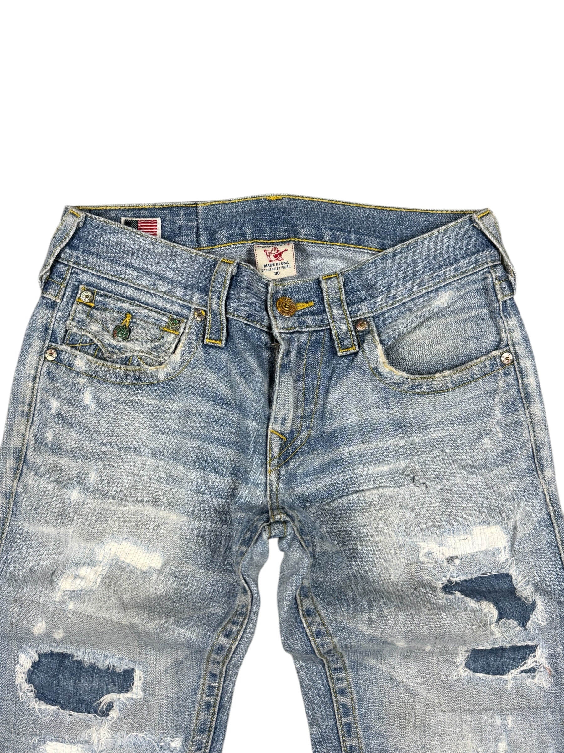 True Religion washed Bootcut Jeans (S)