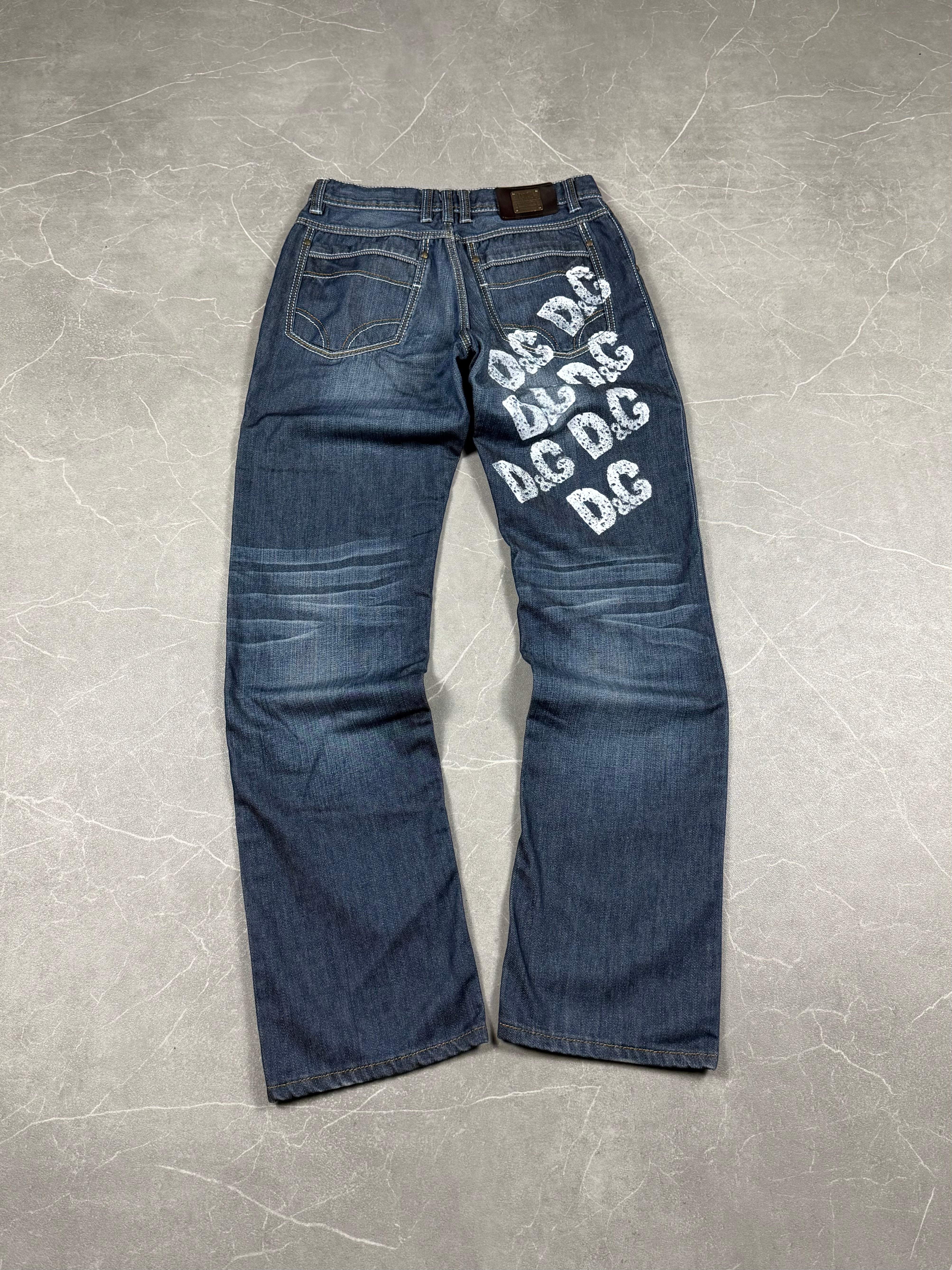 Dolce Gabbana Big Logo Jeans (S-M)