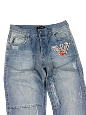 Armani vintage Big Logo Baggy Jeans (S)