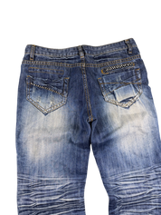 Crazy washed Straight Jeans (XS)
