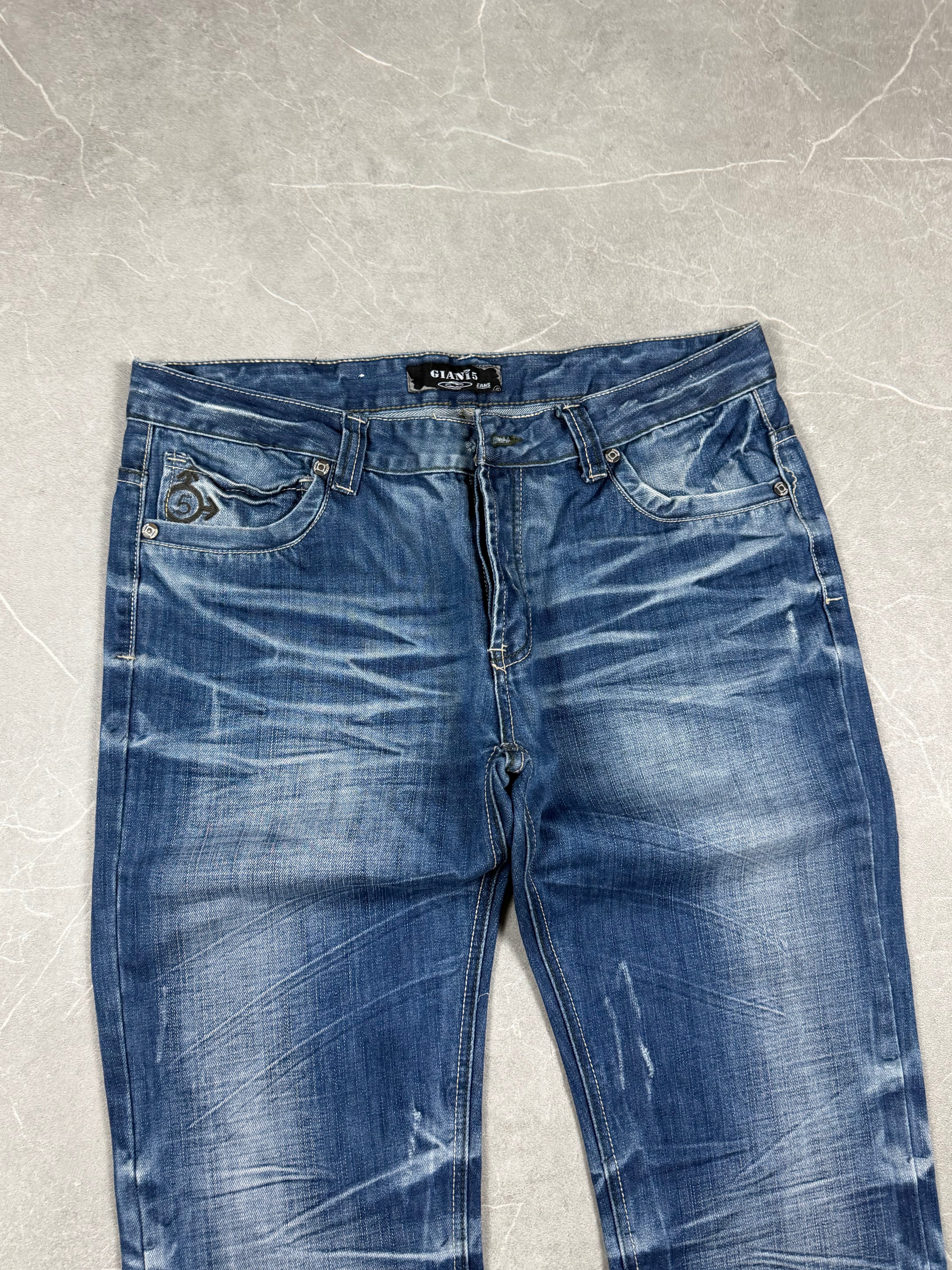 Vintage washed Straight Jeans (XL)