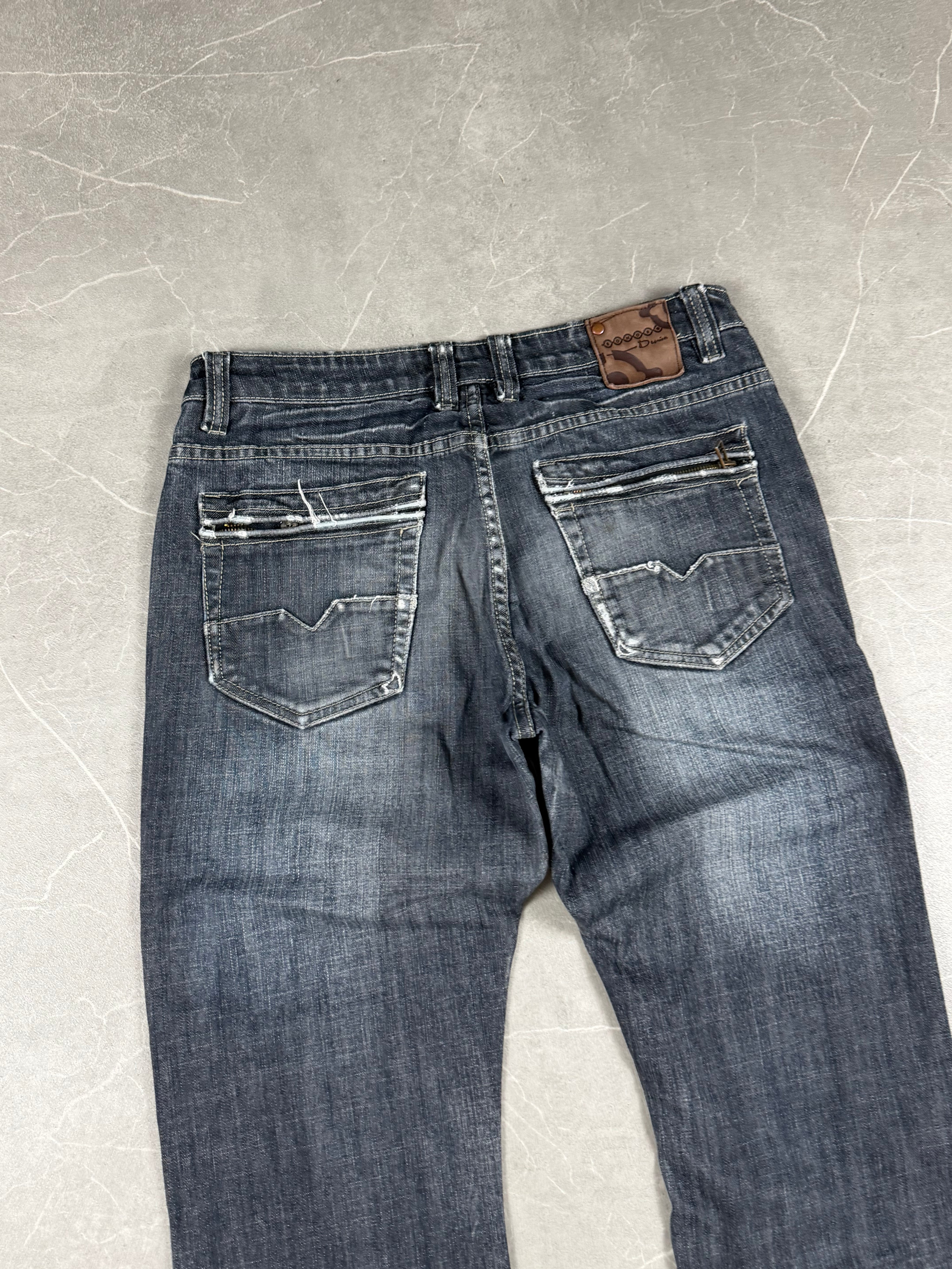Vintage washed Slim Jeans (M)