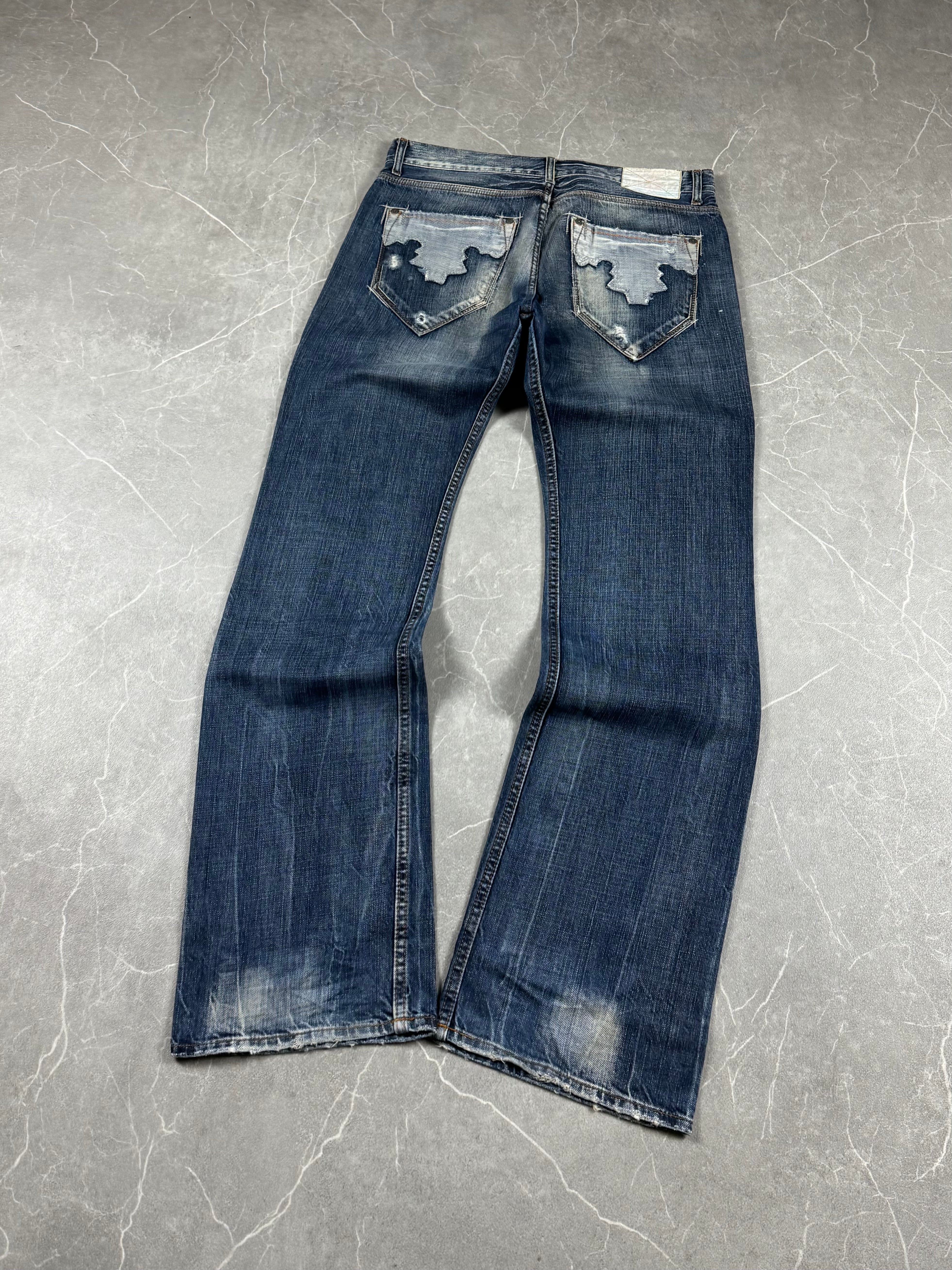 Vintage washed/Bootcut Jeans (M)