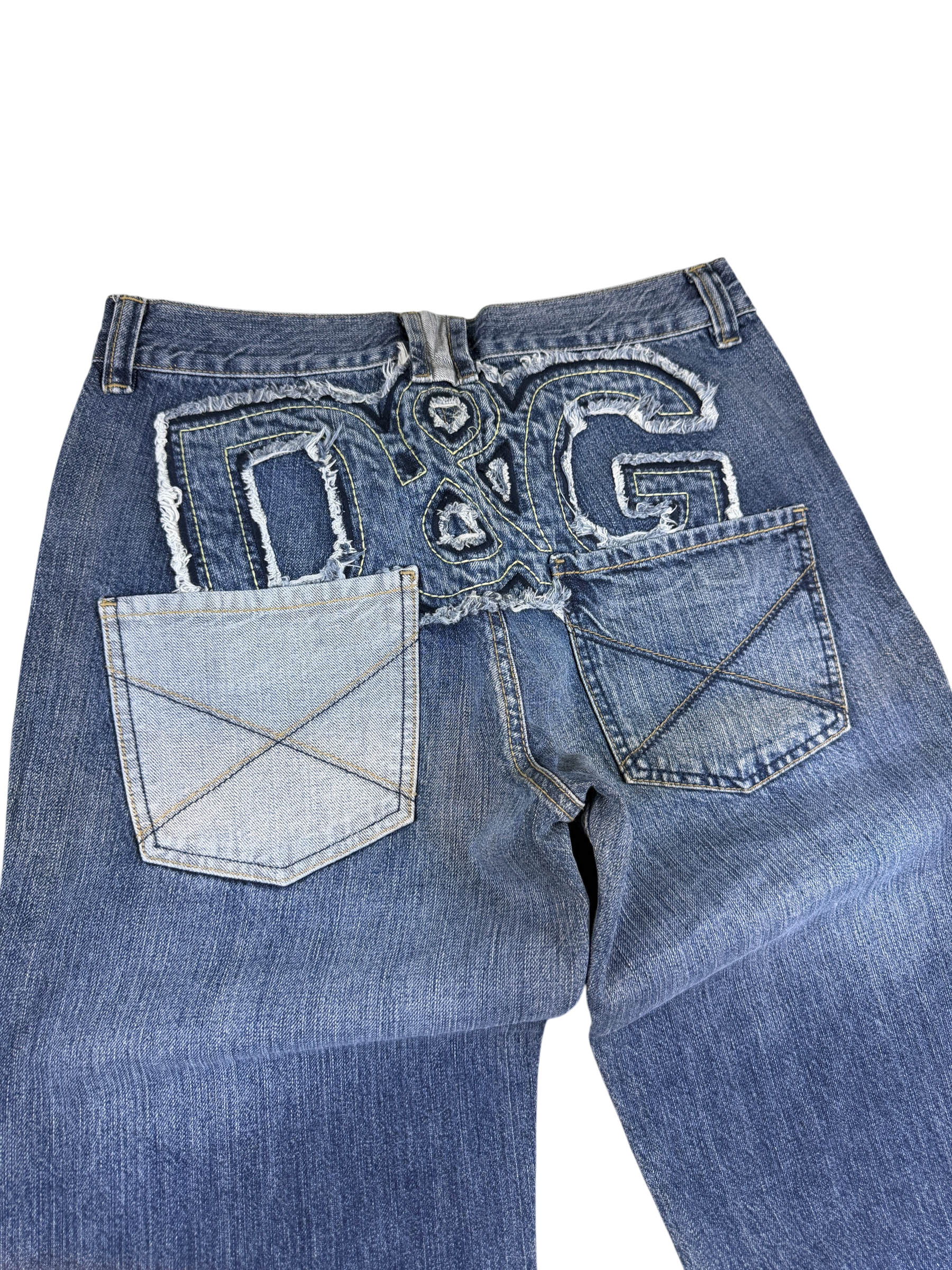 Dolce Gabbana Big Logo Bootcut Jeans (M)