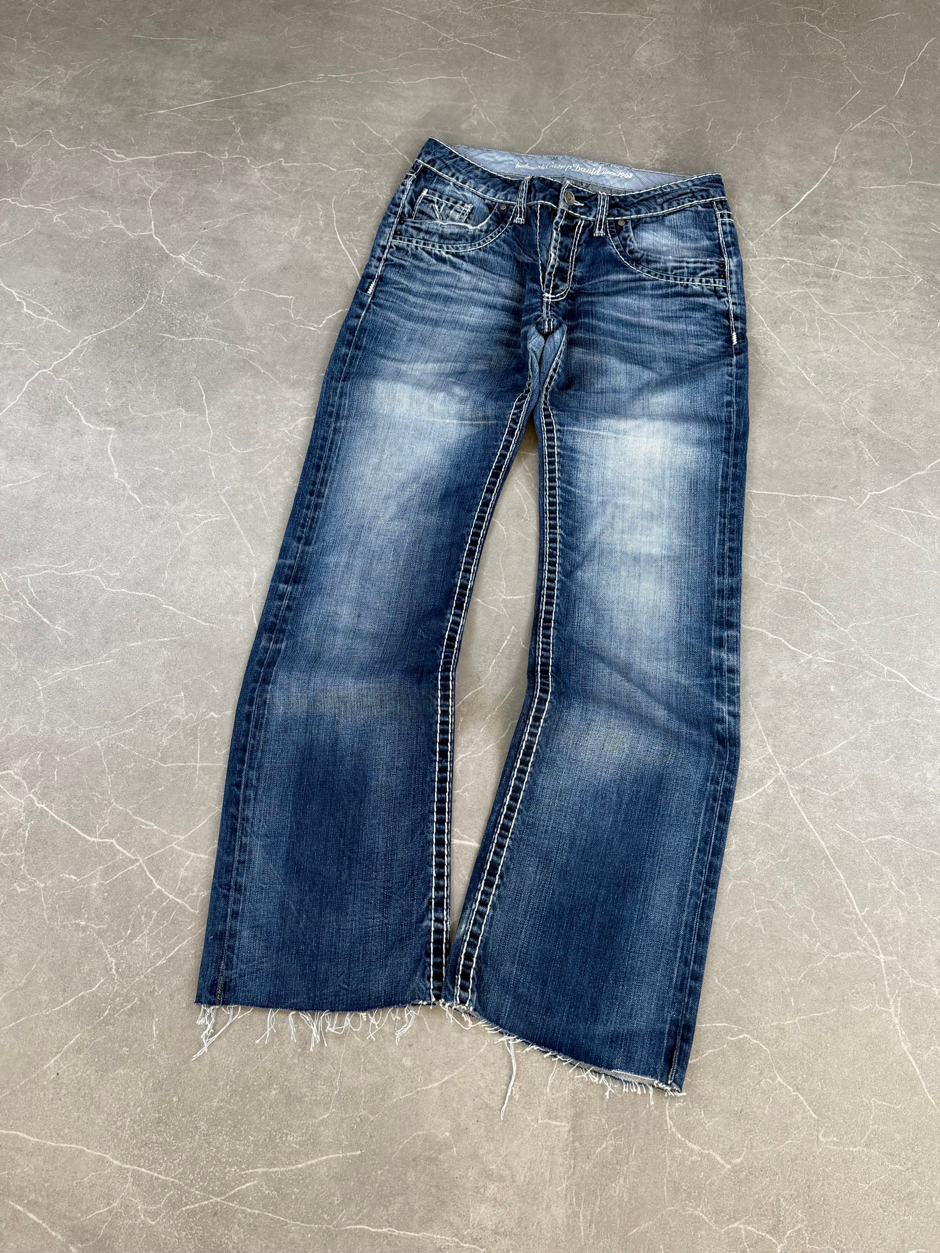 Camp David washed Bootcut Jeans (S)