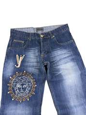 Versace vintage Big Logo Bootcut Jeans (S)