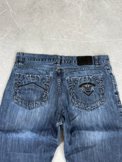 Armani Logo Bootcut Jeans (M-L)