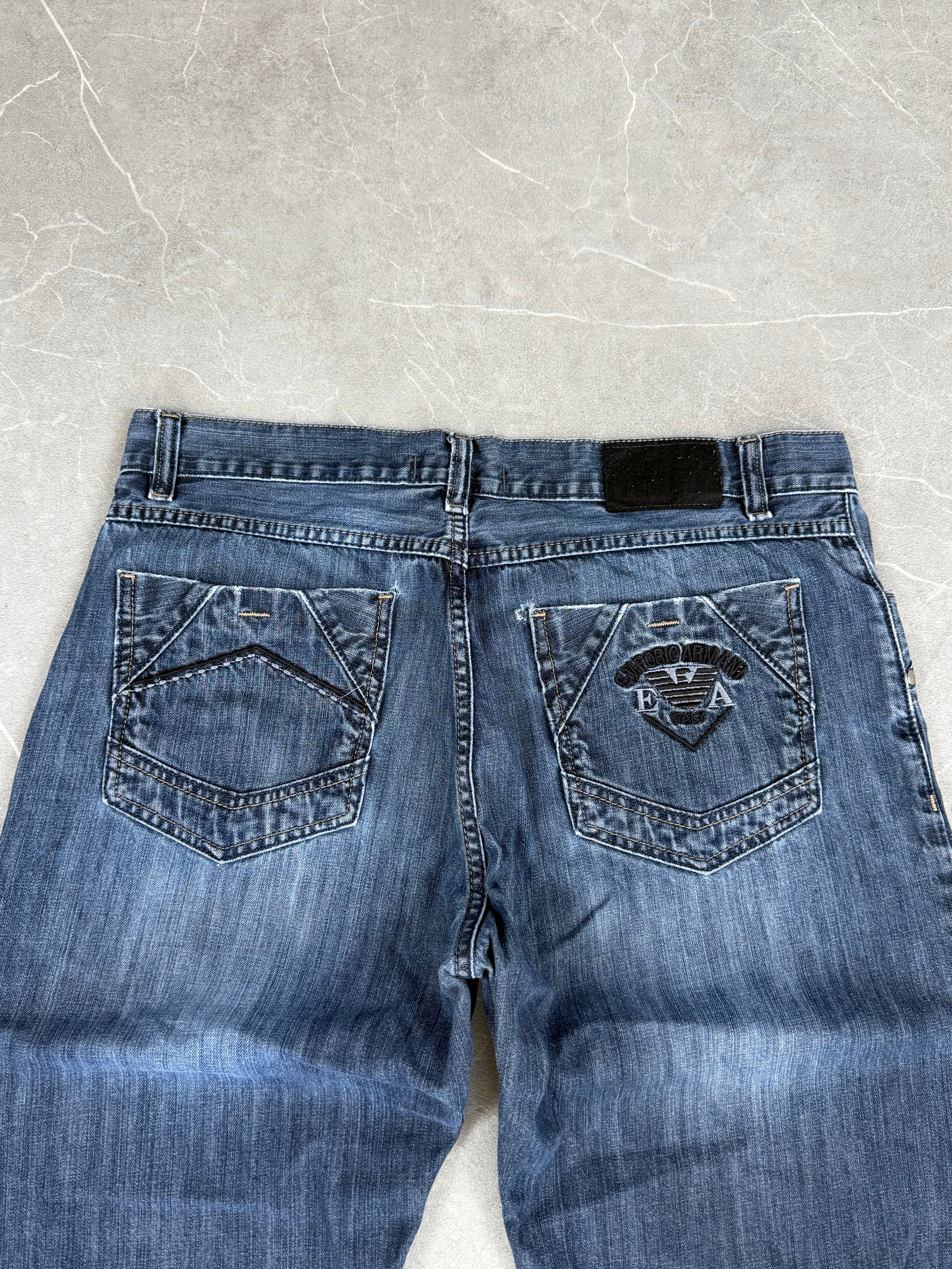 Armani Logo Bootcut Jeans (M-L)