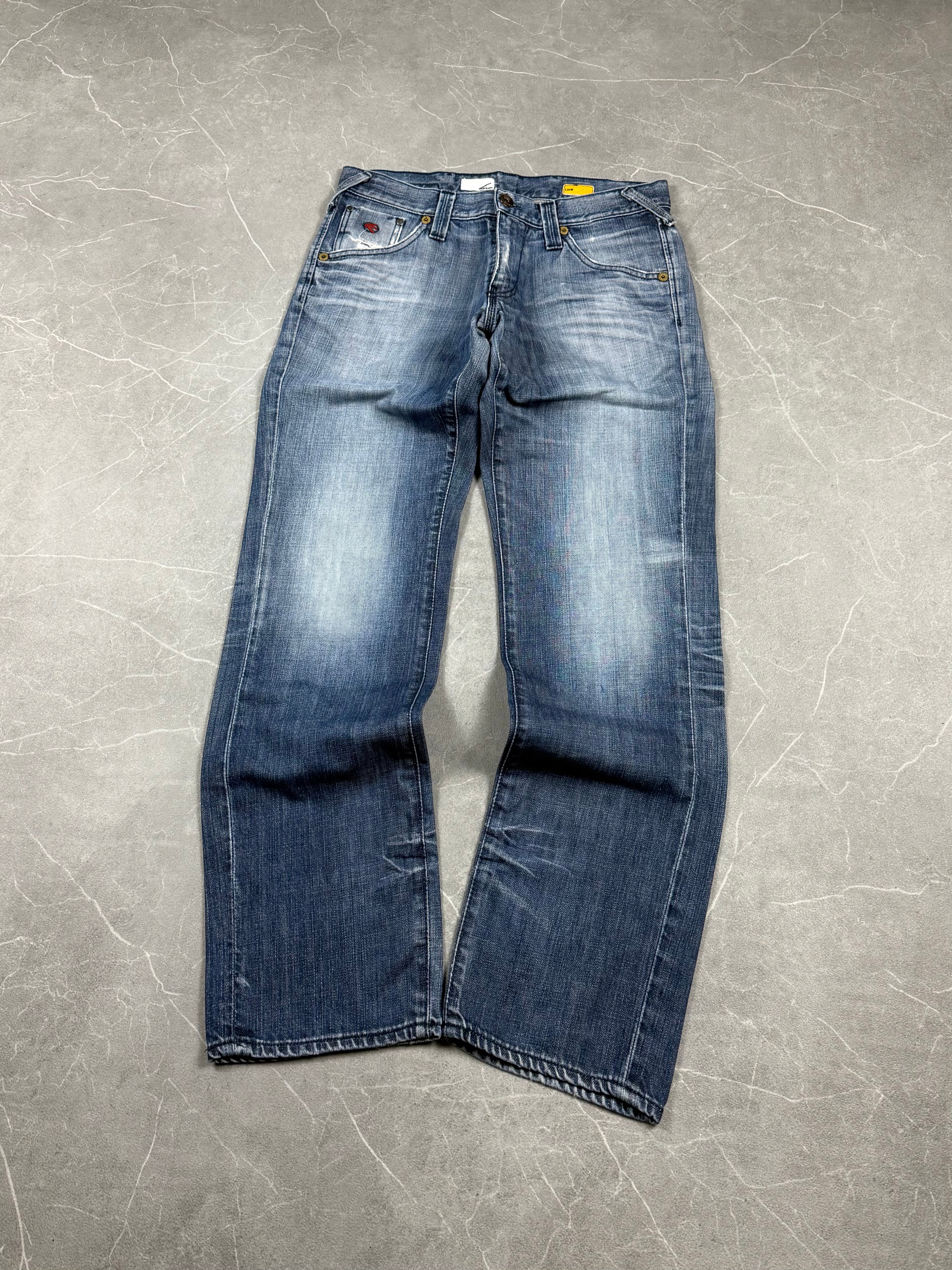 Vintage Washed Slim Jeans (S)