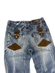 Crazy washed Bootcut Jeans (S-M)
