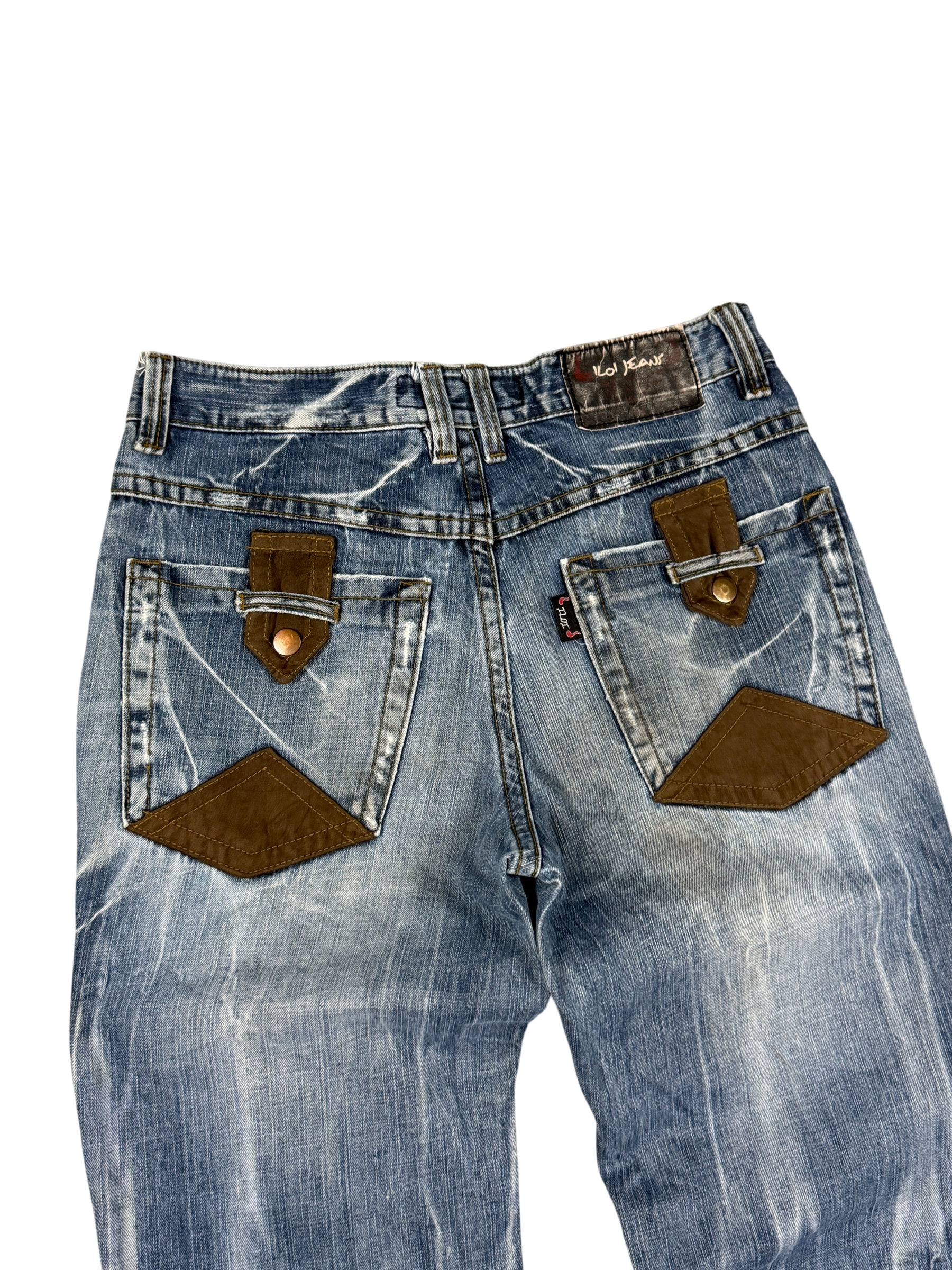 Crazy washed Bootcut Jeans (S-M)