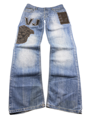 Versace vintage Big Logo Bootcut Jeans (L)