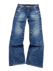 Crazy Washed Straight Jeans (XS)
