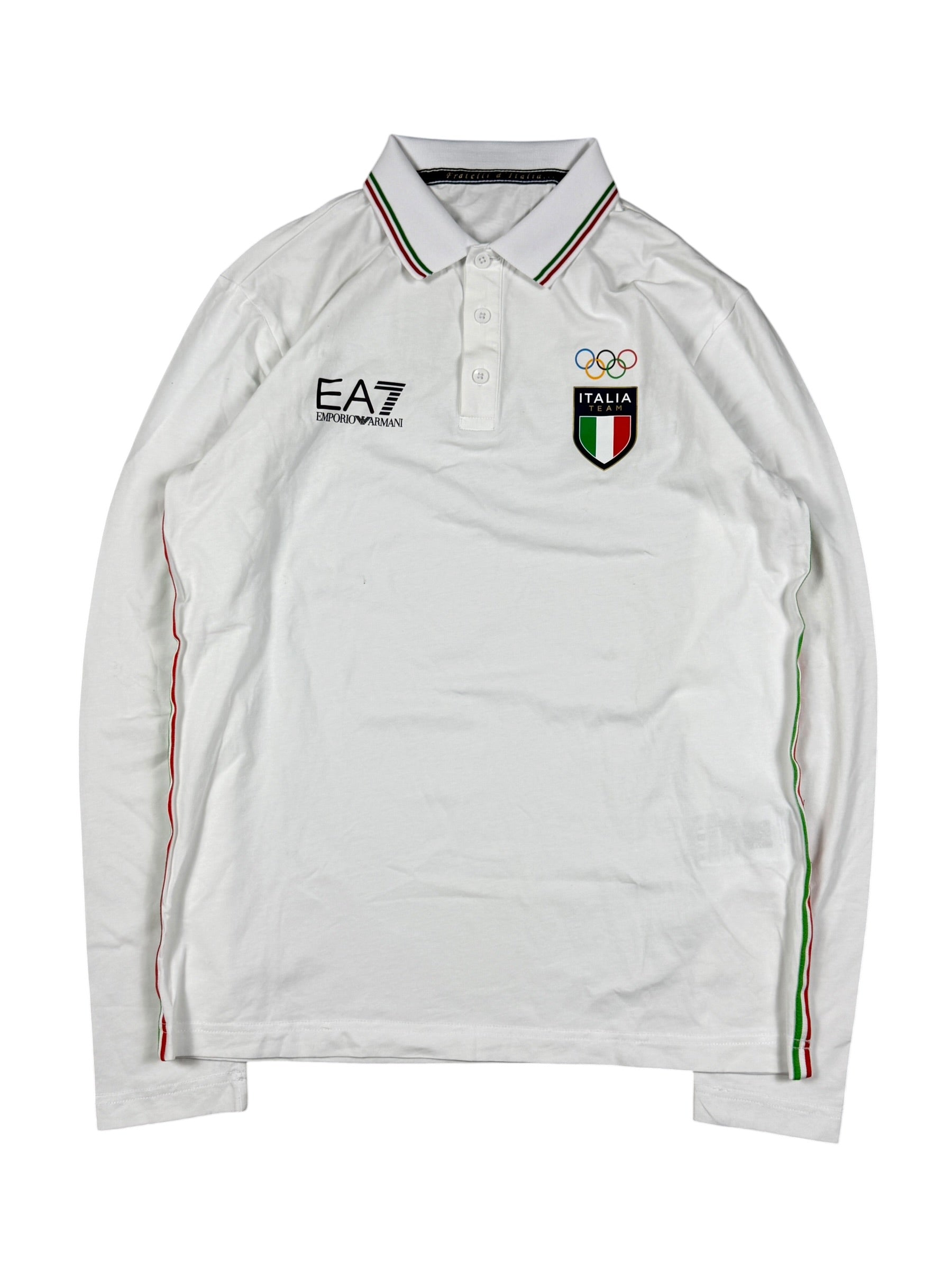 Armani EA7 ITALIA slimfit Longsleeve Poloshirt (M)