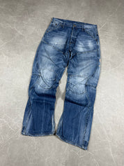 G-Star Washed Straight Jeans (S)