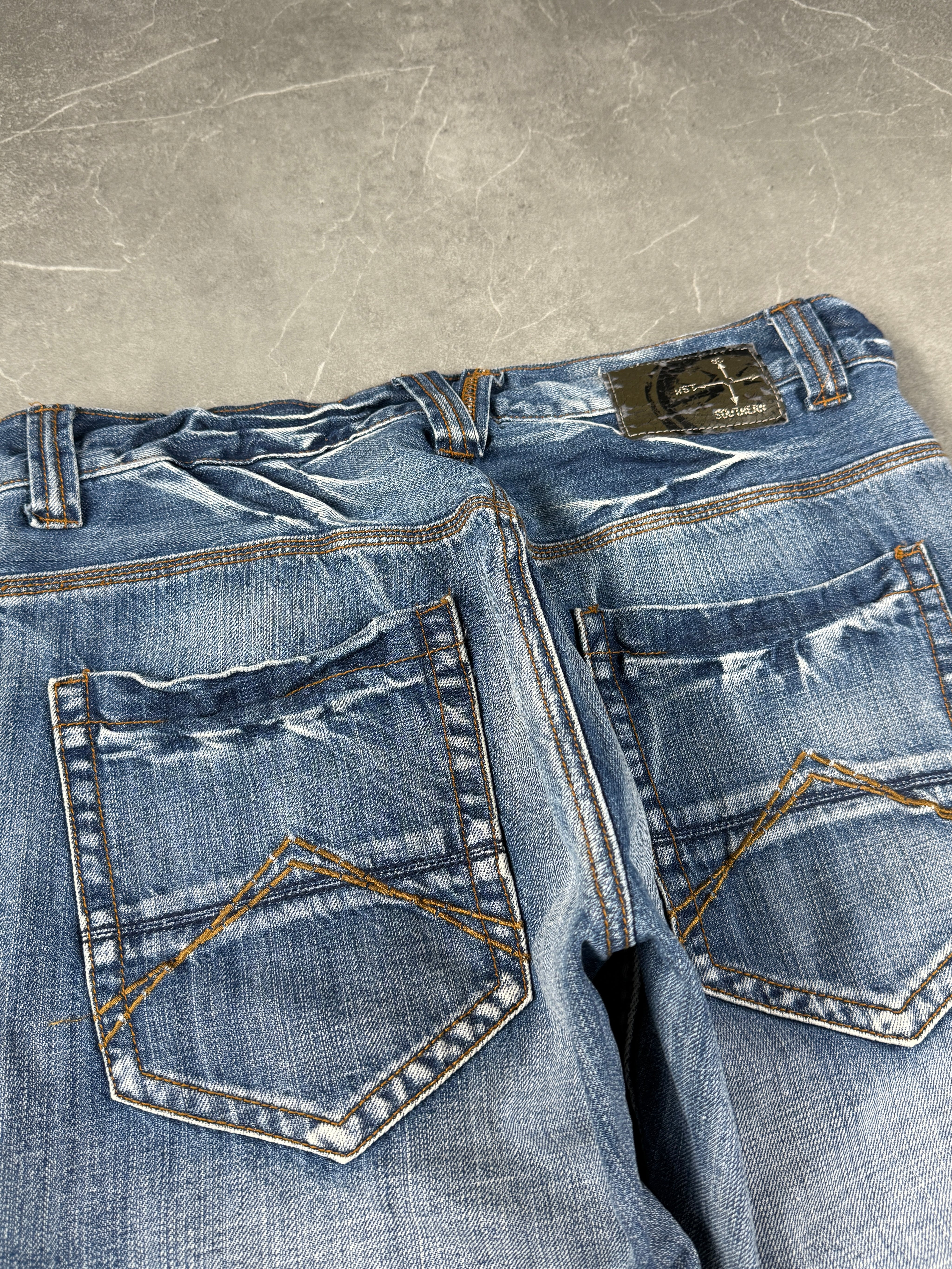 Vintage washed jeans (L)
