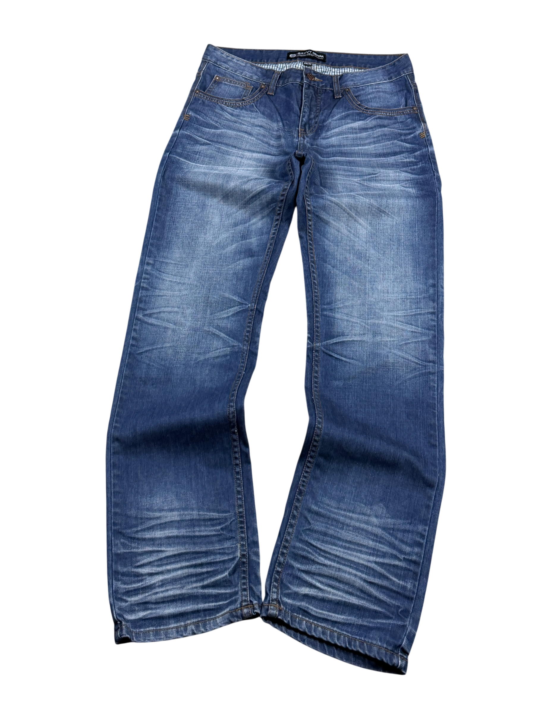 Vintage washed Straight Jeans (M)