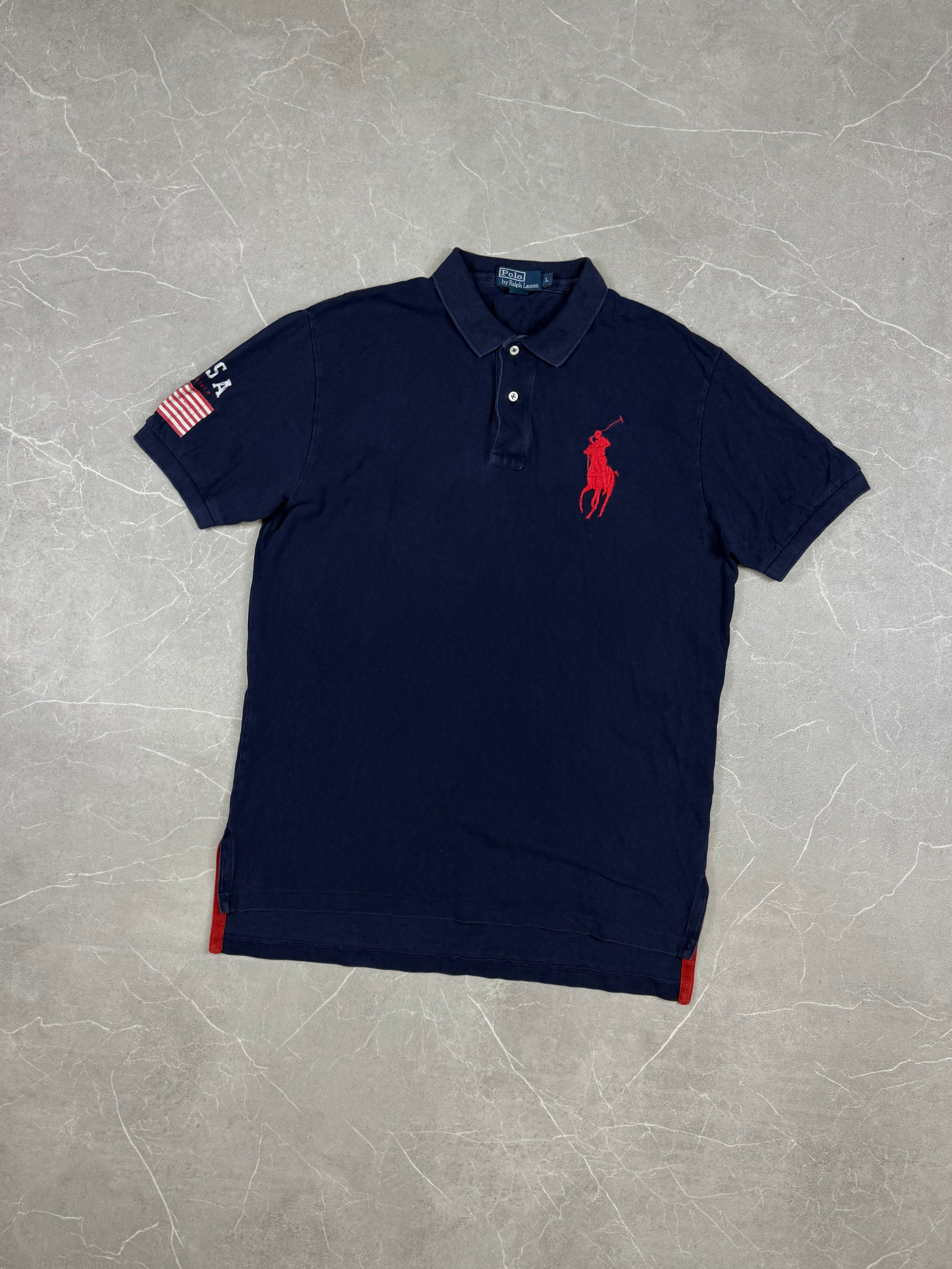 Ralph Lauren Big Pony USA Polo Shirt (XL)