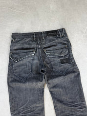 Vintage Washed Slim Jeans (S-M)