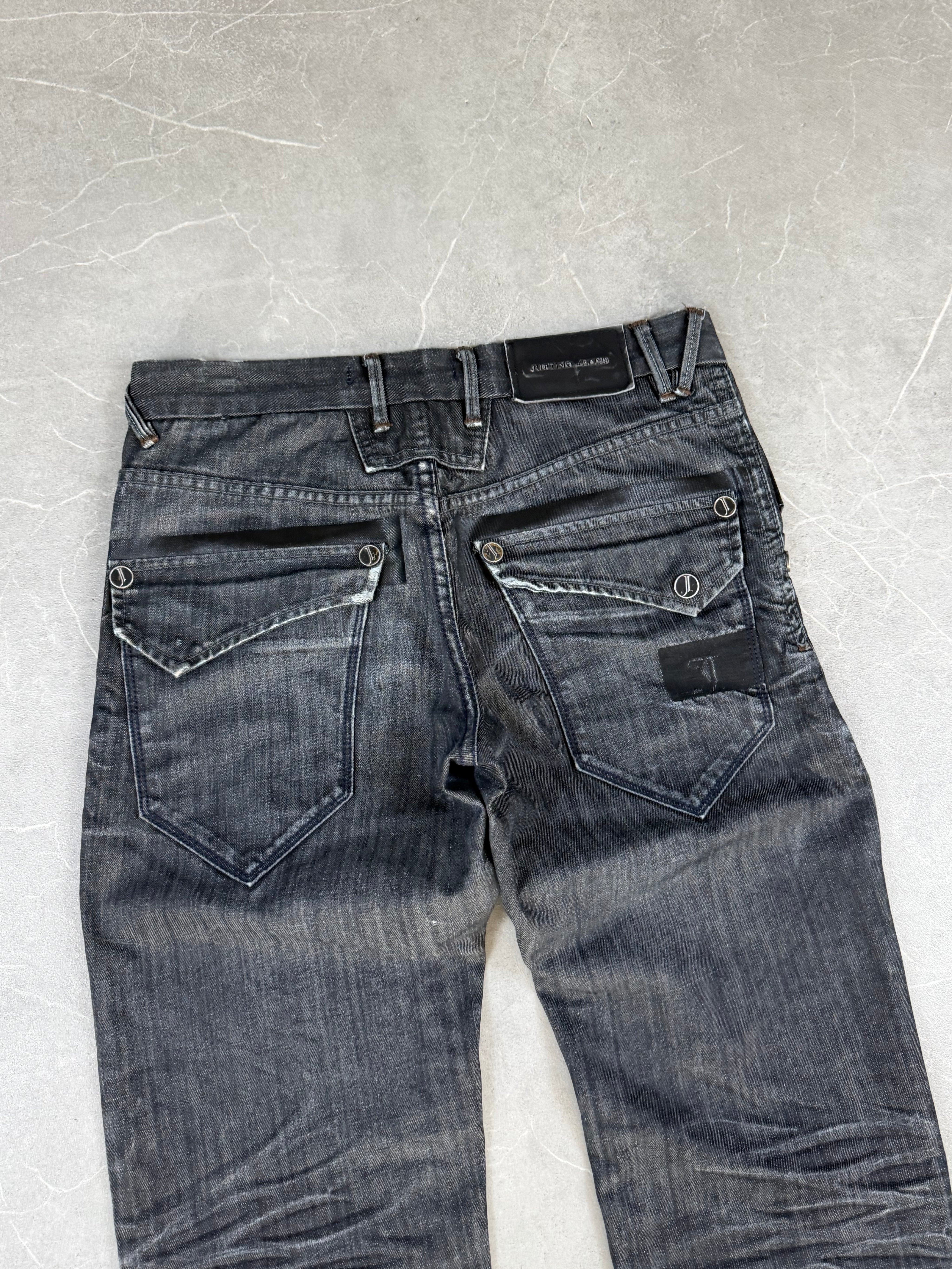 Vintage Washed Slim Jeans (S-M)