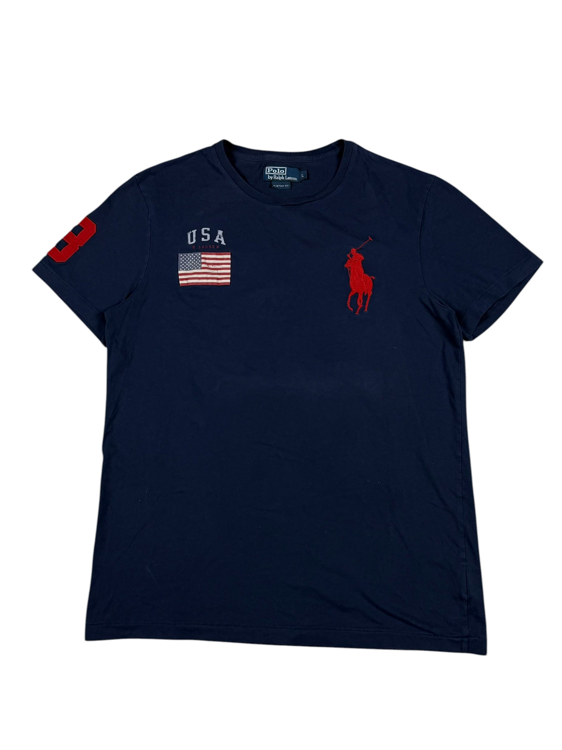 Ralph Lauren Big Pony USA Slim-Fit T-Shirt (L)