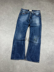 Vintage Bootcut Jeans painted (M)