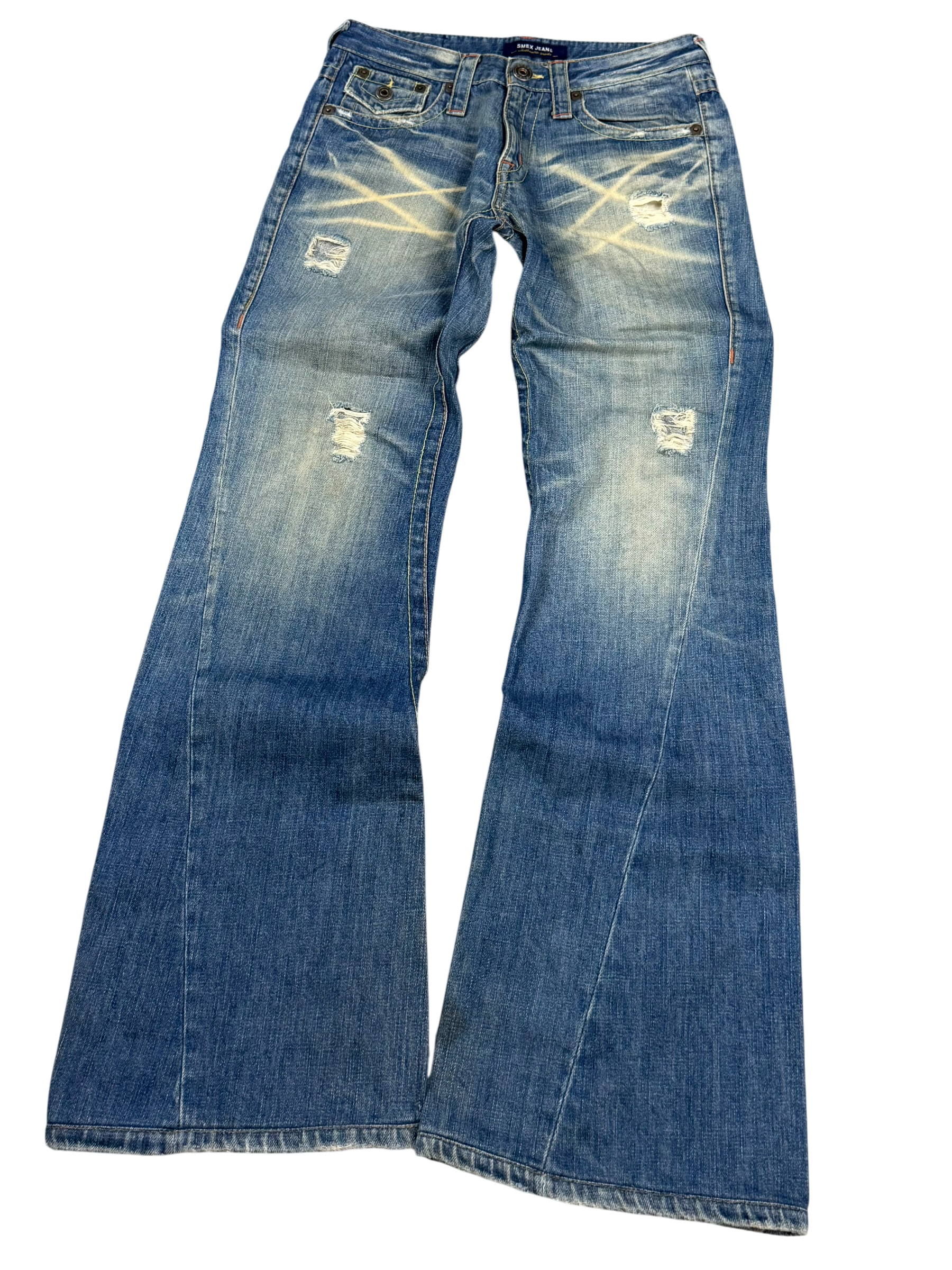 Washed Bootcut Jeans (XS)