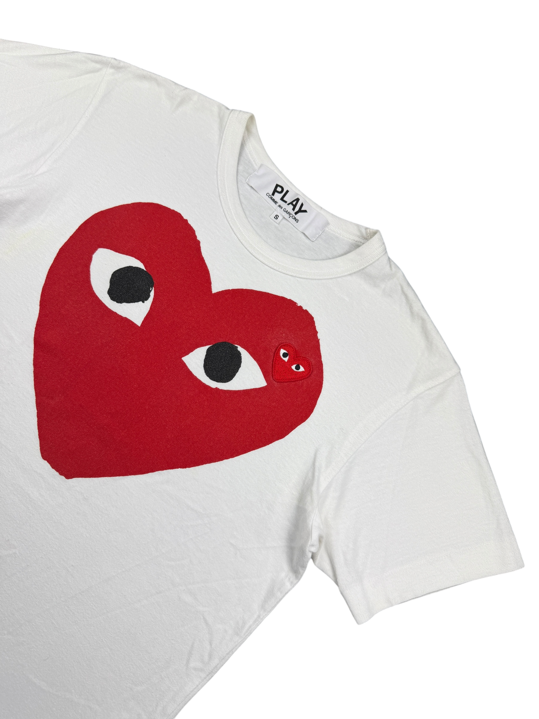 Comme des Garçons Big Heart Logo Tshirt (S)