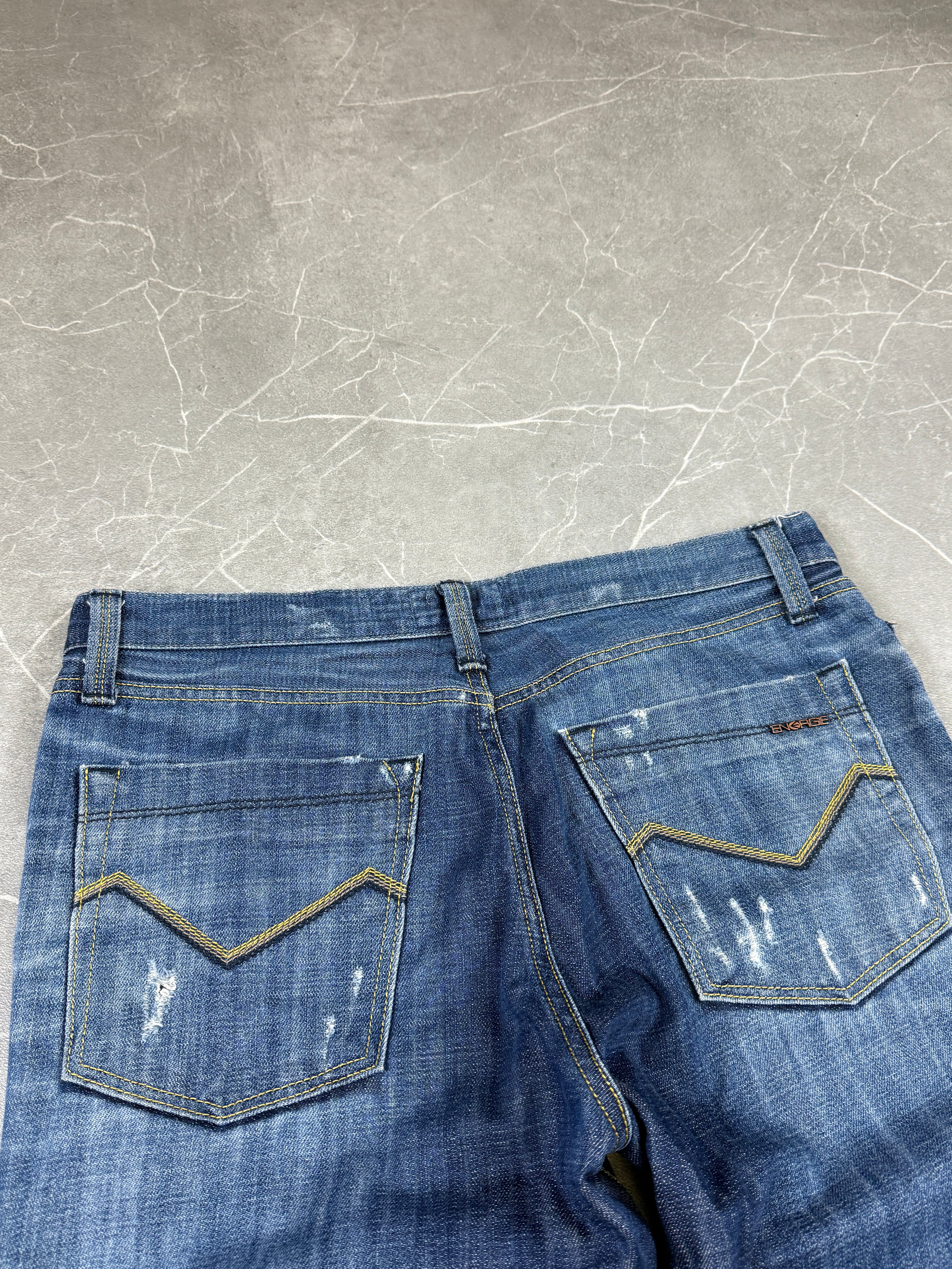 Vintage washed jeans (L)