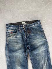 Vintage Washed Straight Jeans (S)