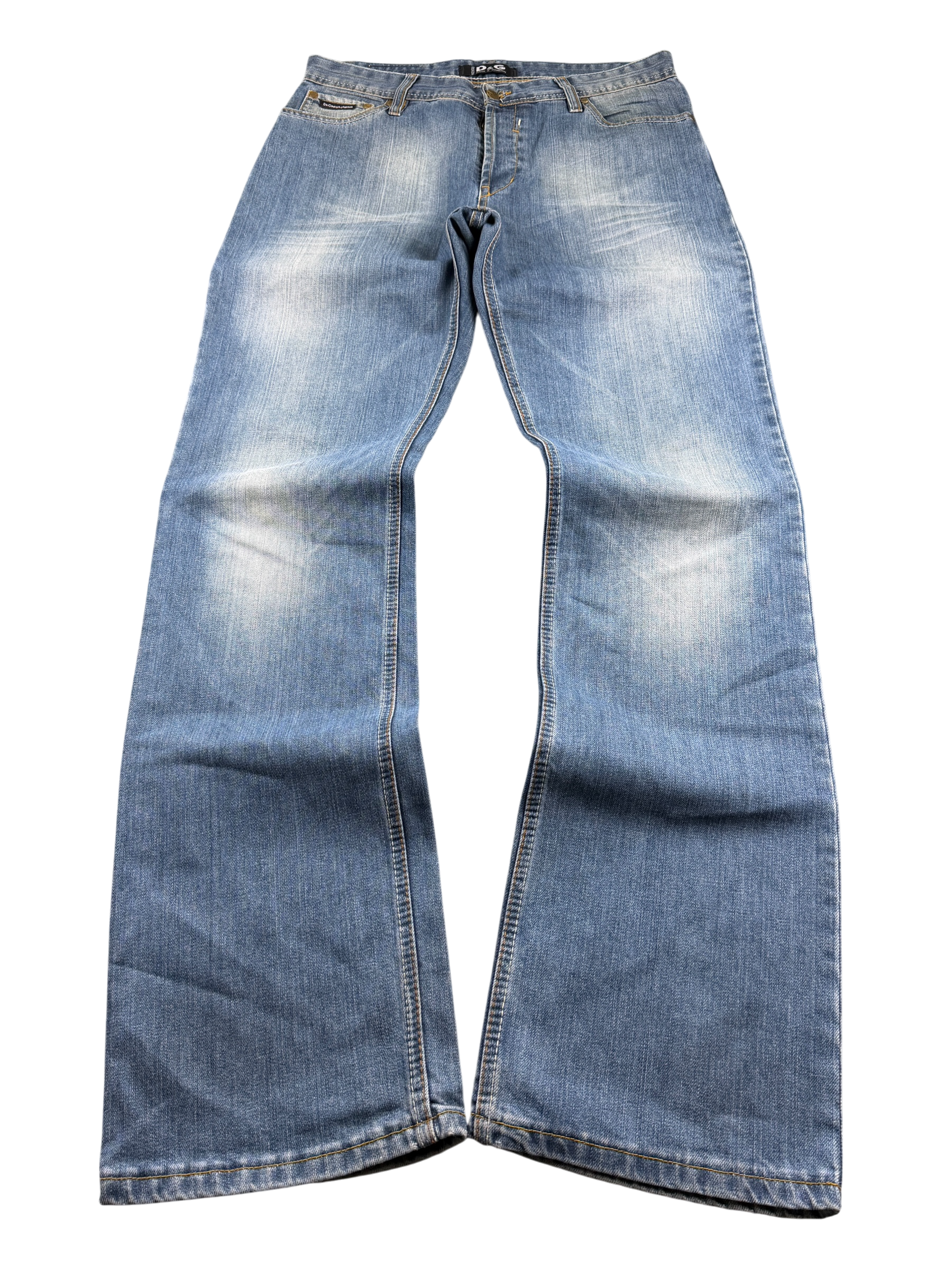 Dolce Gabbana vintage Big Logo Bootcut Jeans (L)