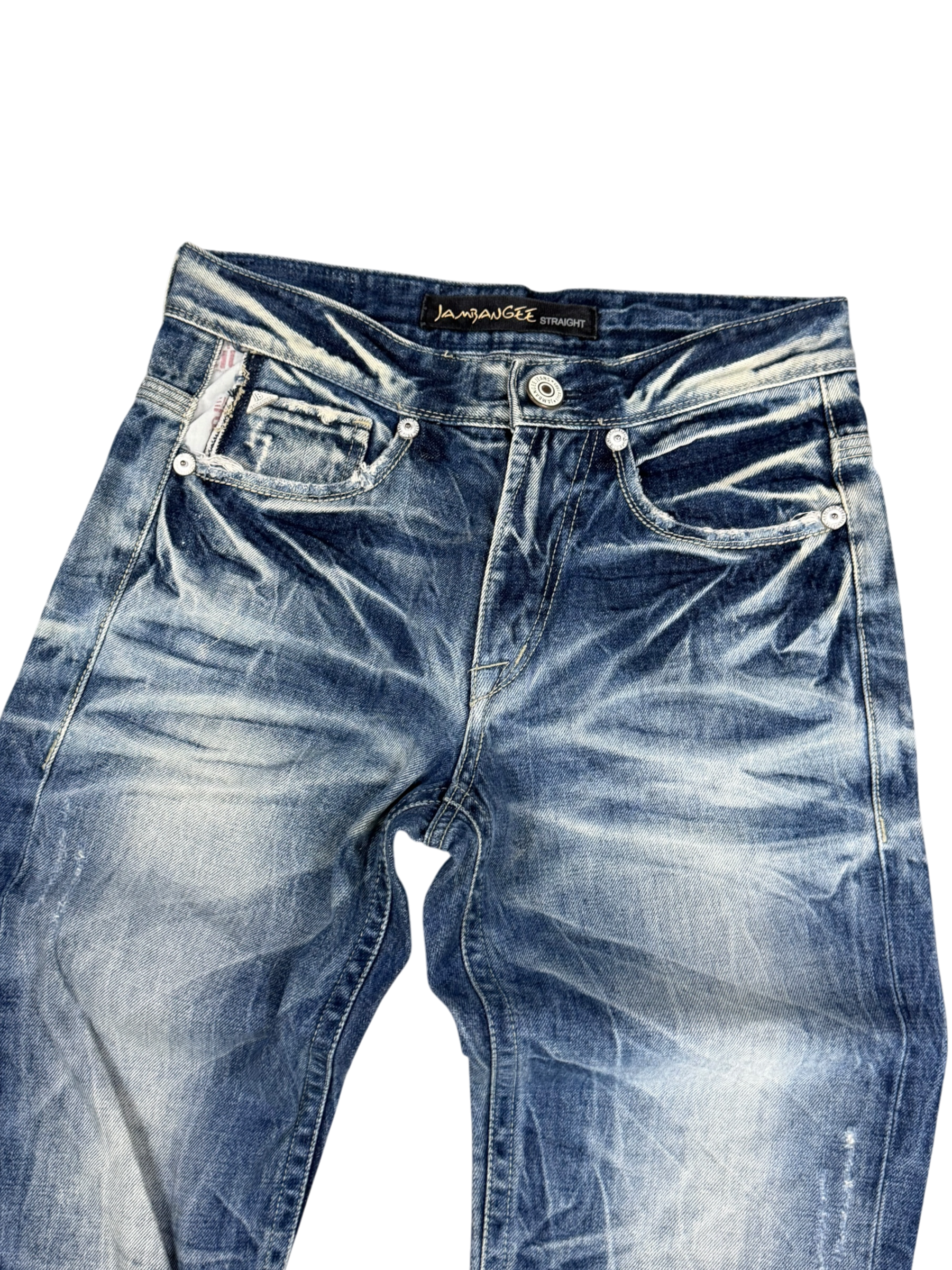 Ultra Washed Straight Jeans (S-M)