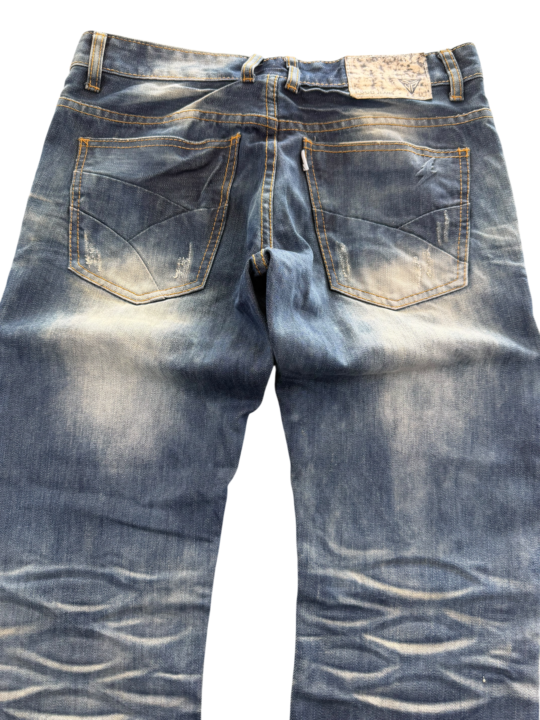 Washed Straightfit Jeans (S)