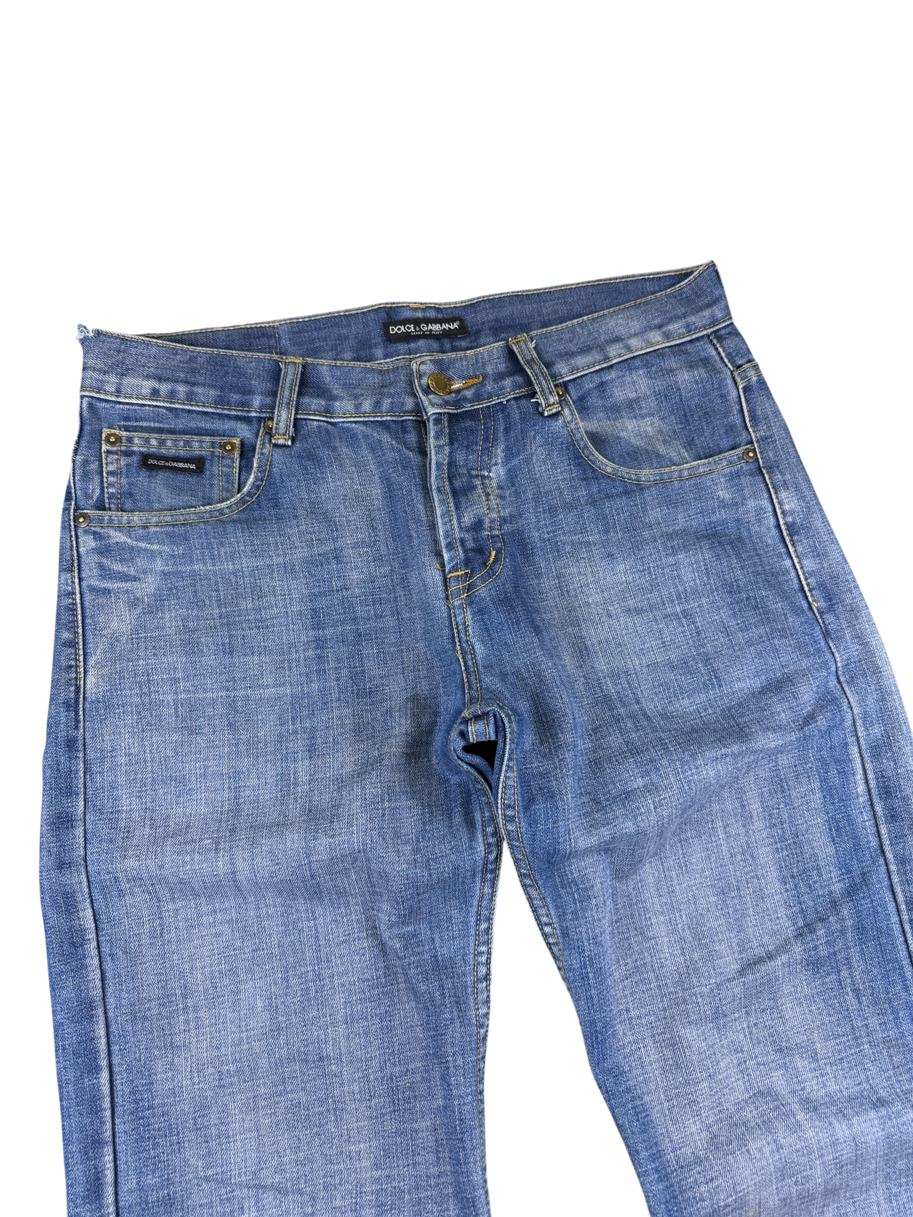 Dolce Gabbana vintage Big Logo Bootcut Jeans (L)