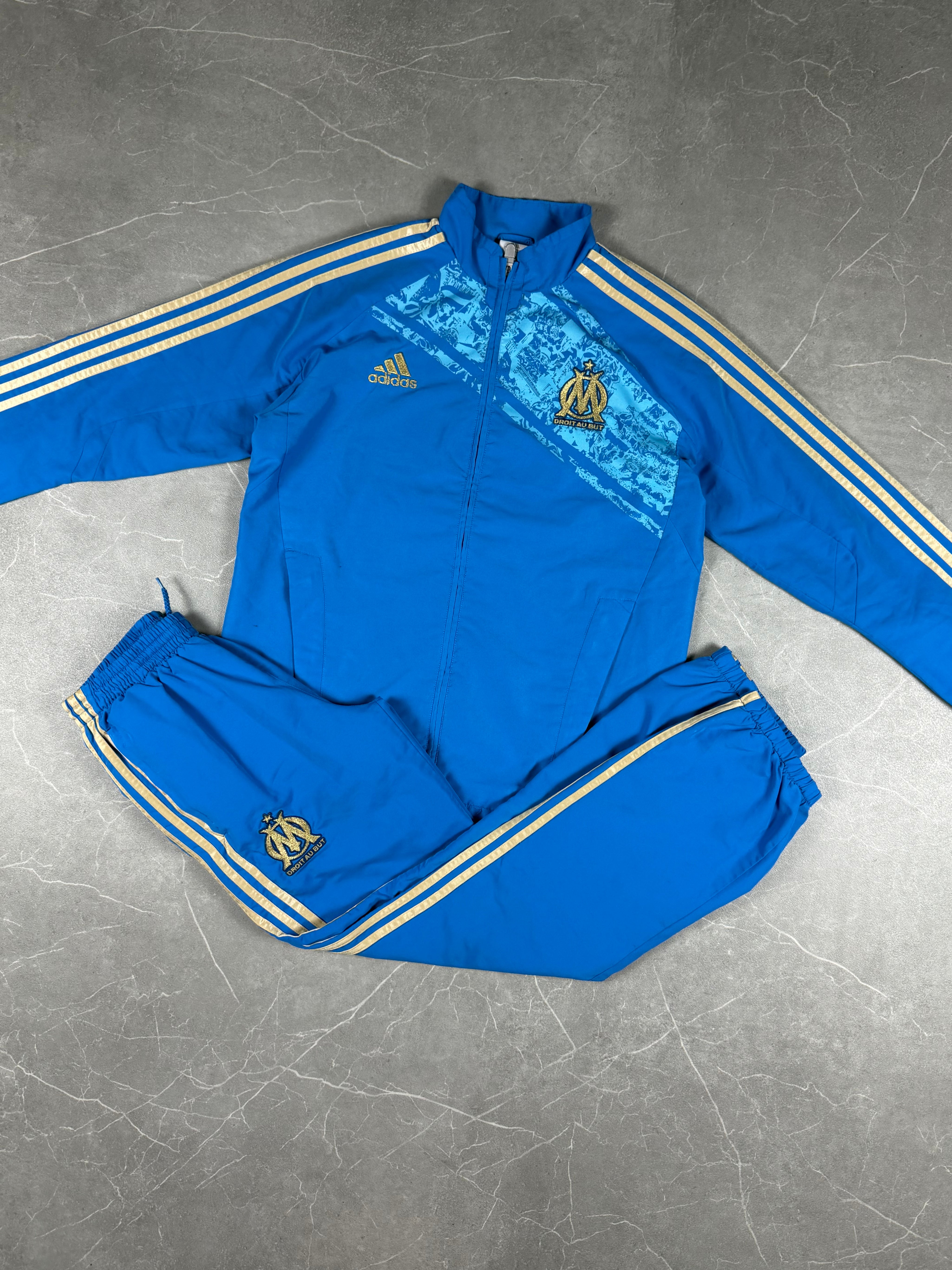 Vintage Adidas Olympique Marseille Tracksuit (XS)