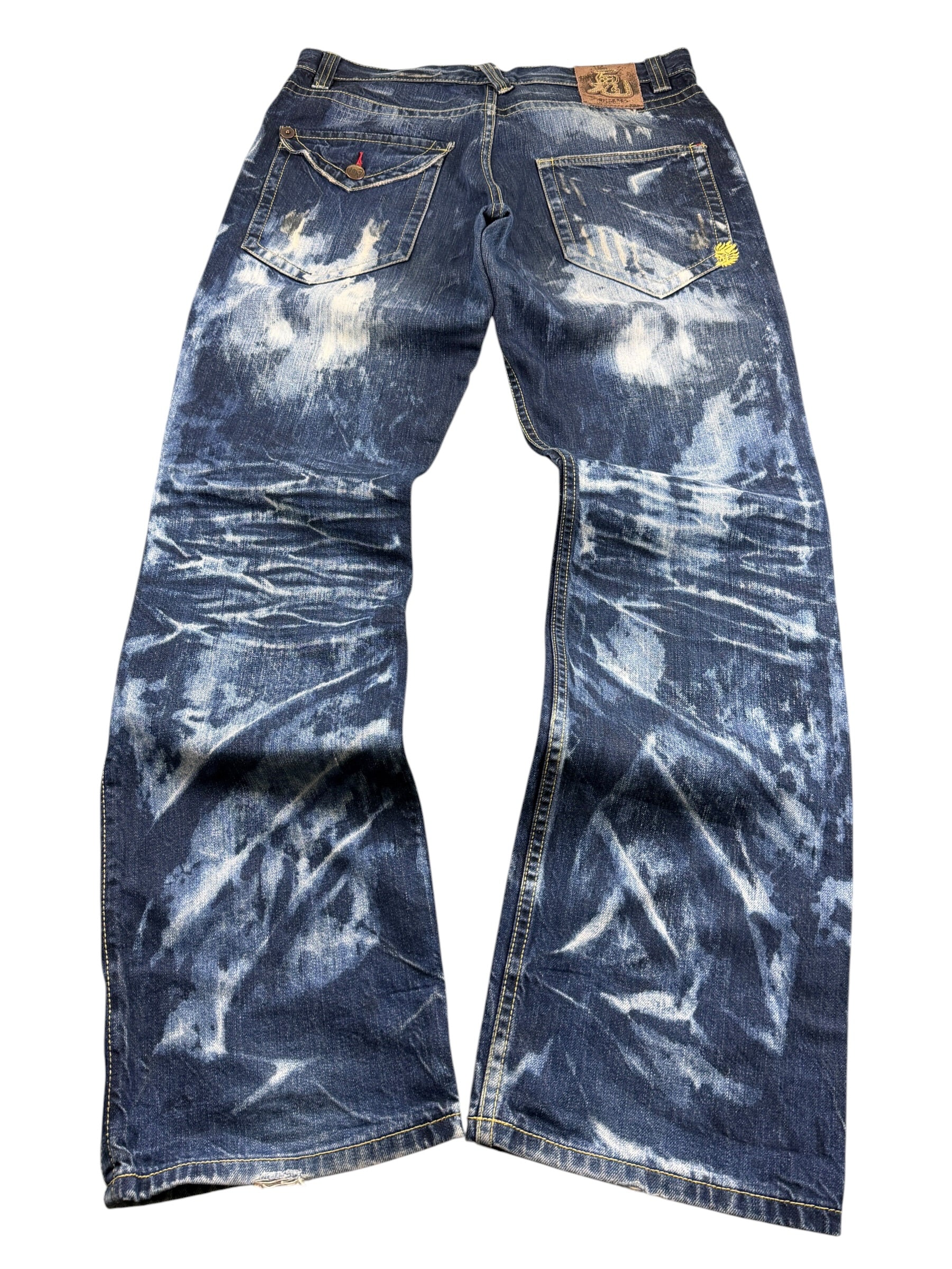 Ultra washed Straight Jeans (L)