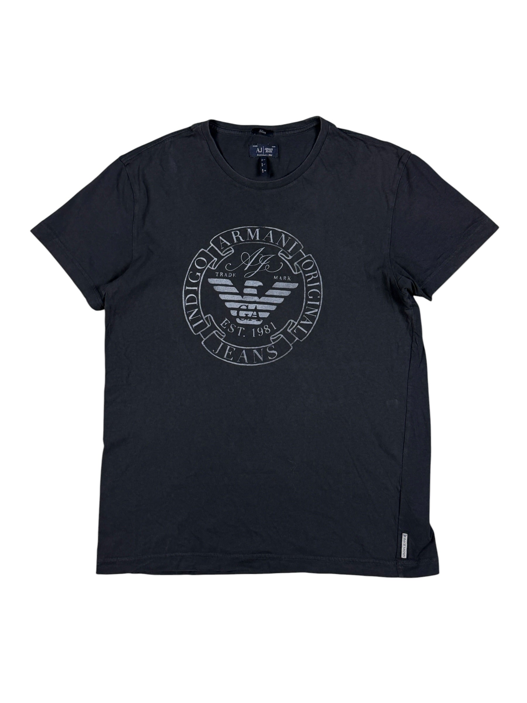 Armani Big Logo printed slimfit Tshirt (S)