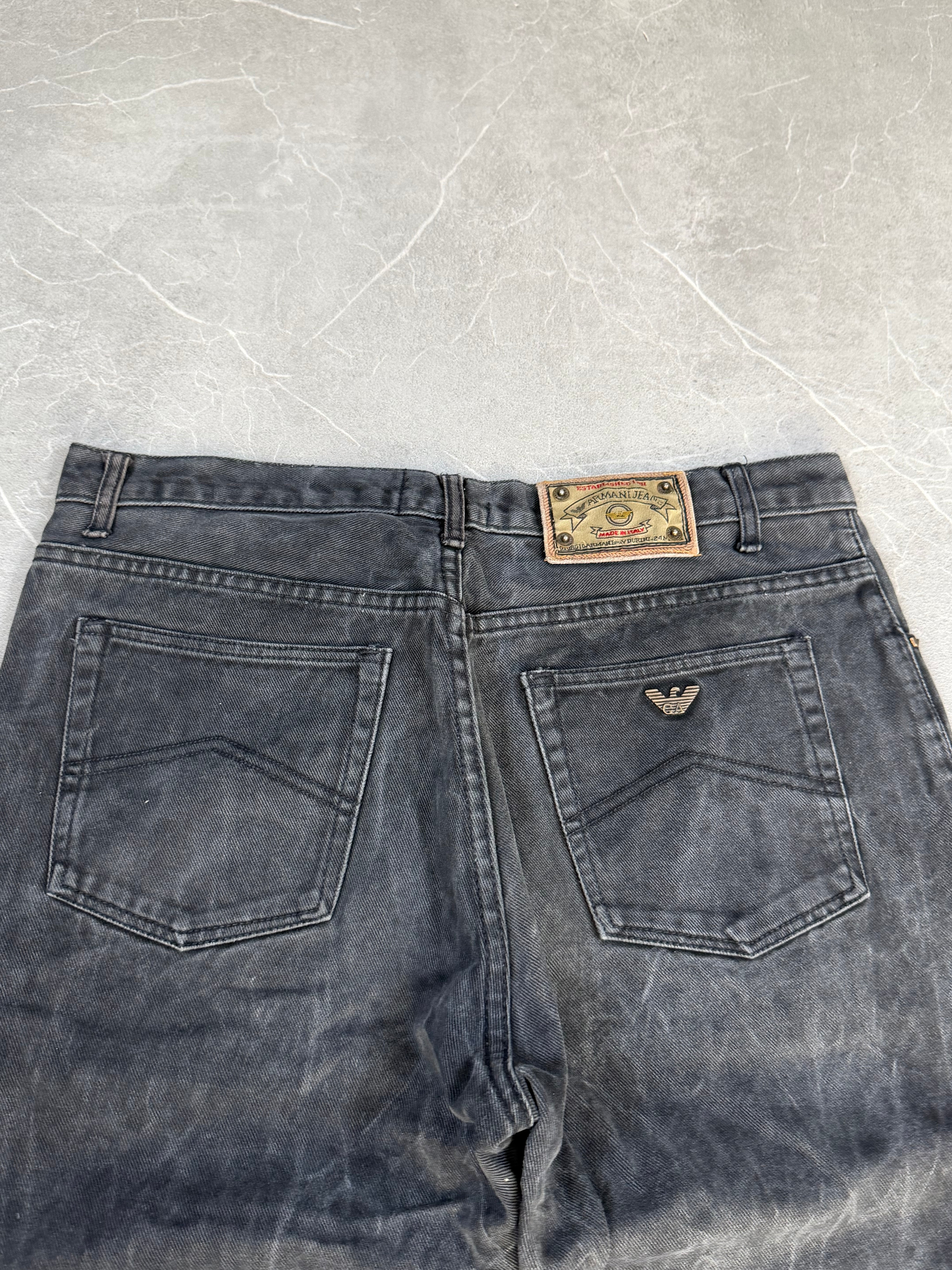 Vintage Armani washed Jeans (S-M)