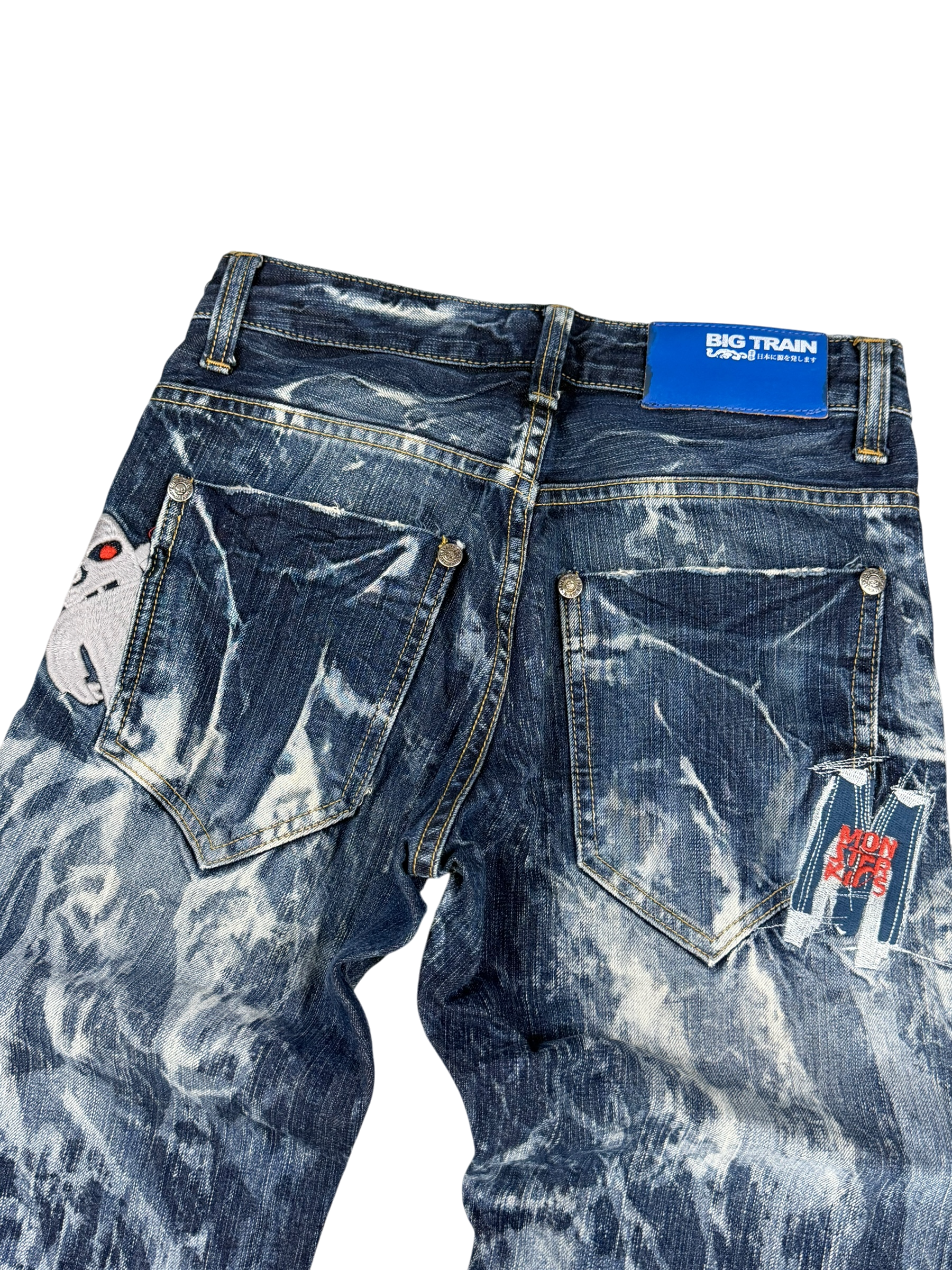 Ultra Washed Straight Jeans (XS)