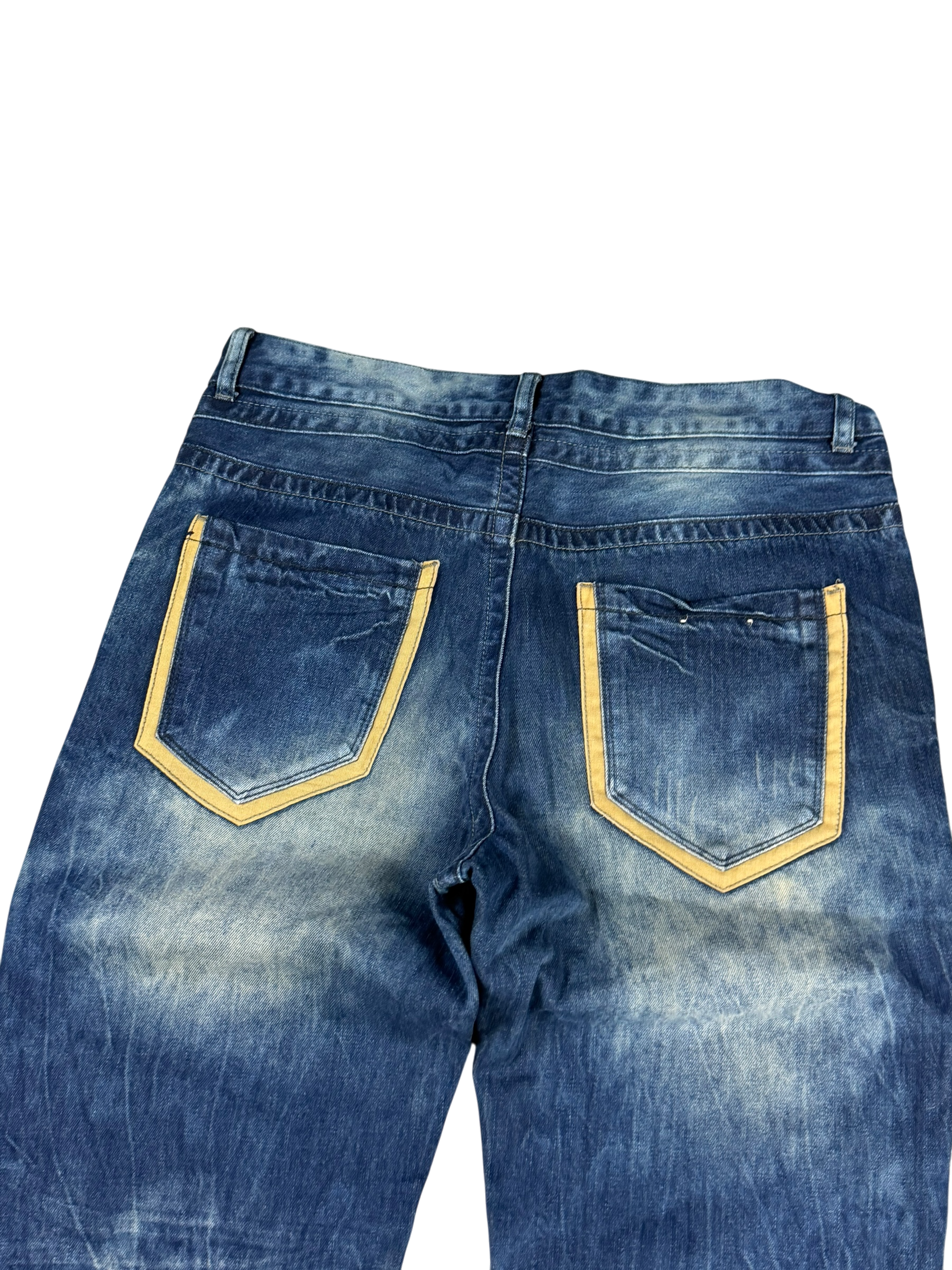 Washed Bootcut Jeans (S)