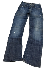 Vintage Washed Bootcut Jeans (S-M)