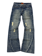 Ultra washed Flared/Bootcut Jeans (XS)